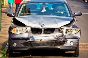 Damaged Atlanta car accident vehicle