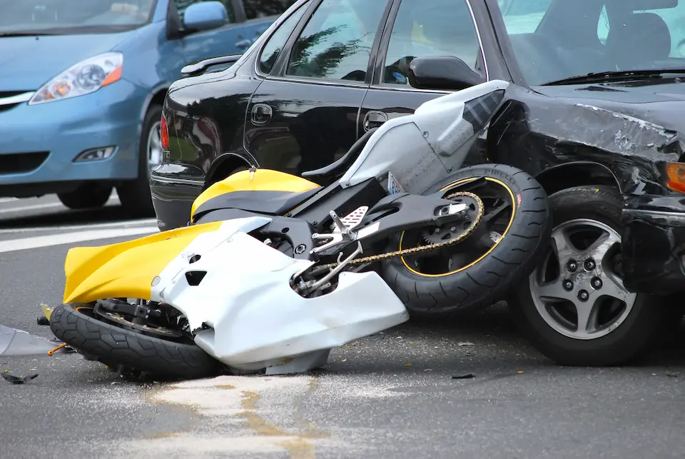 atlanta motorcycle accident lawyer - motorcycle accident w/ car