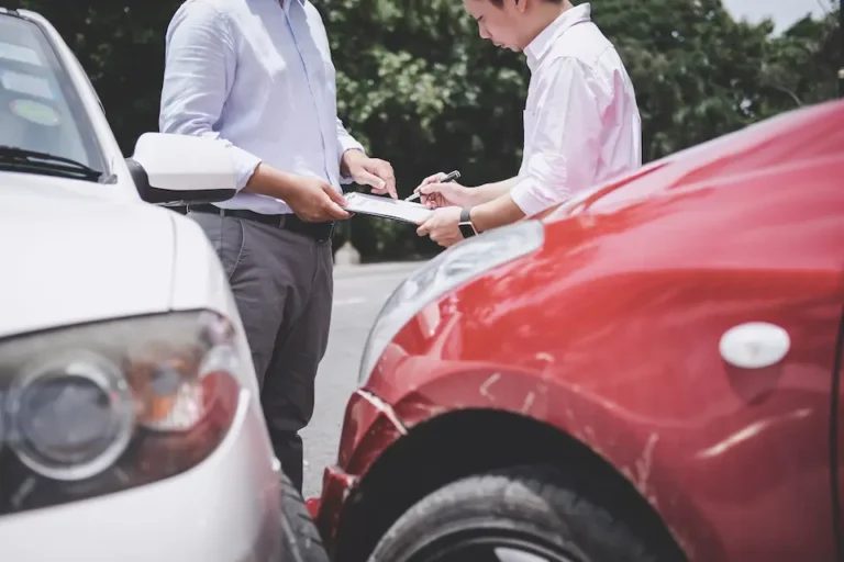 In a car accident without insurance the at fault driver could face fines if there are injured drivers