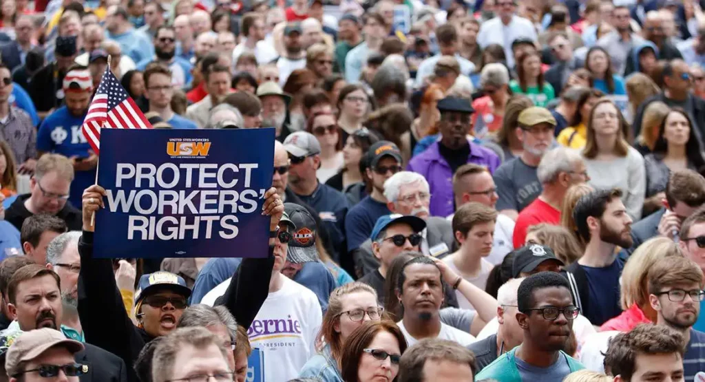 workers right protest