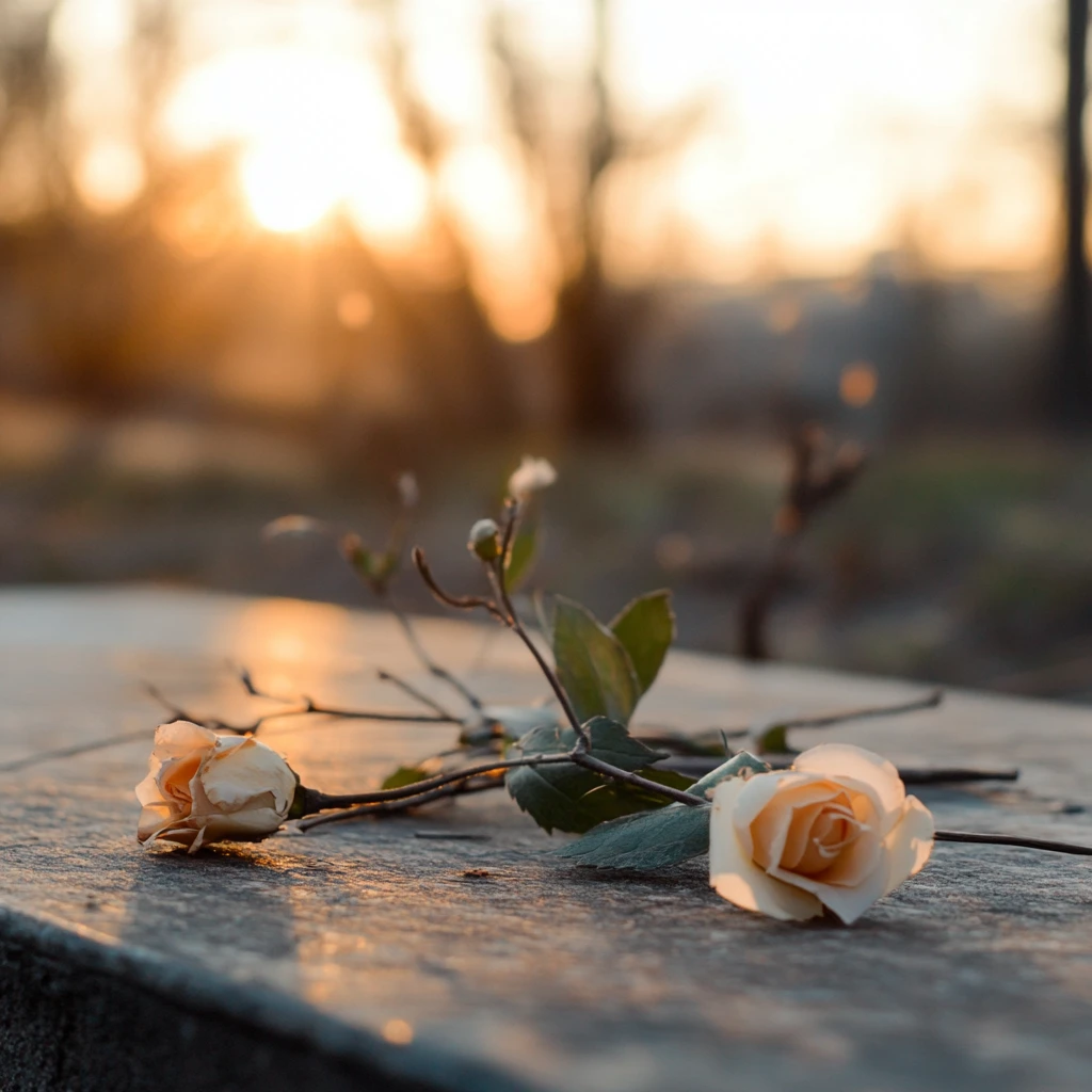 atlanta lawyer wrongful death - flower on a gravestone